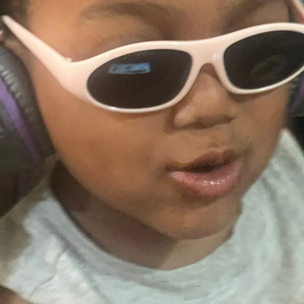 Kids white sunglasses
